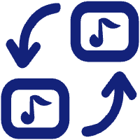 音频格式转换图标