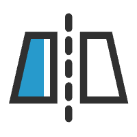 视频镜像翻转图标